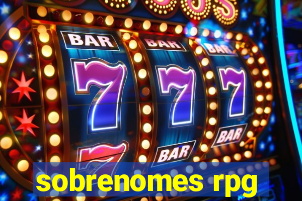 sobrenomes rpg